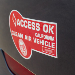 California Clean Air Vehicle Clean-Cling